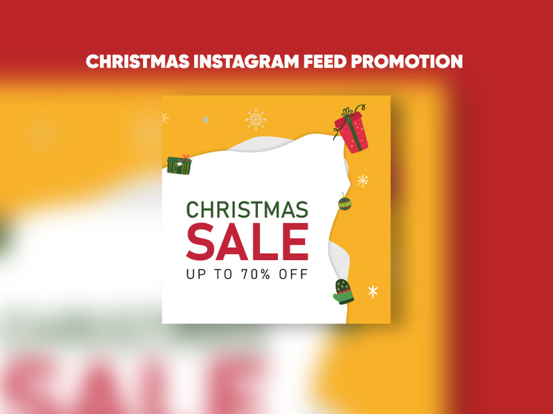 CHRISTMAS SALE INSTAGRAM FEED PROMOTION