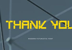 Techno Codex - Modern Futuristic Display Font
