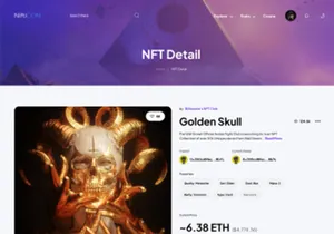 NiftiCON | NFT Marketplace design template