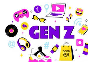 10 Gen Z Lifestyle Vector Illustration