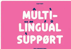 Klop - Friendly Rounded Font
