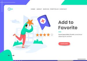 Social Media set Illustration