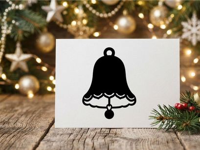 Christmas Bell Ornament for Holiday Decorations and Festive Celebrations