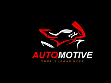 Motorcycle Logo, MotoSport Vehicle Vector, Design For, Automotive