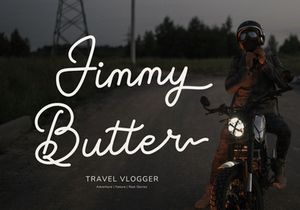 Guteloy | Monoline Script