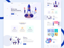Ruines - Digital Agency Landing Page preview picture