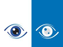 Branding identity corporate eye care vector logo design