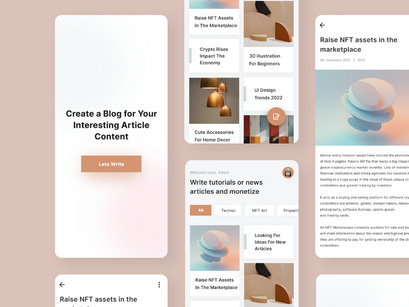 Yozing - Blogger Design Mobile App