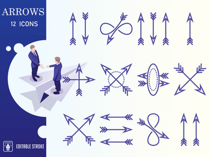 Outline : Arrows Icon set