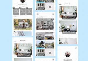 Home CCTV app UI