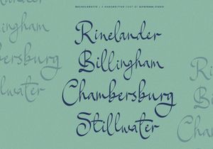 Bachelorette - Handwritten Font