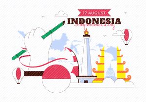 10 Indonesia Independence Day Illustration