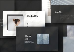 Dark Light Google Slide Template