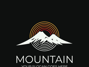 Mountain logo preview picture
