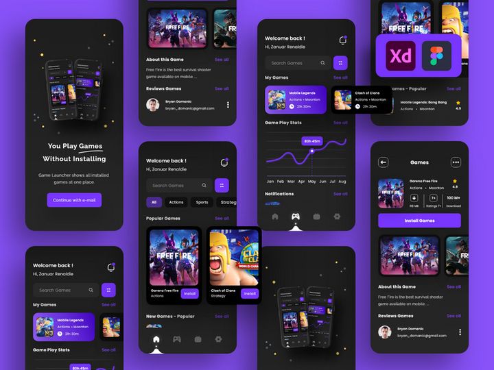 Game Store App UI Kits preview picture