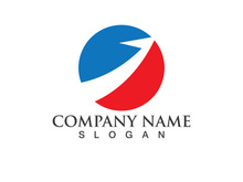 Arrow Faster logo and symbol vector