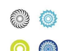 vortex vector illustration icon logo template design