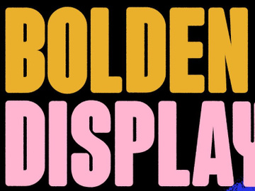 Bolden Display - Free Font preview picture
