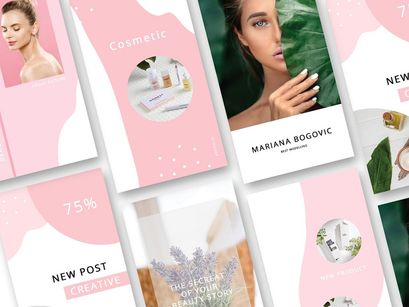 Free Cosmetic Social Media Template