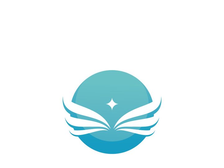 Falcon Wing  Vector Logo Icon Template