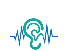 Hearing logo template and symbol vector icon design