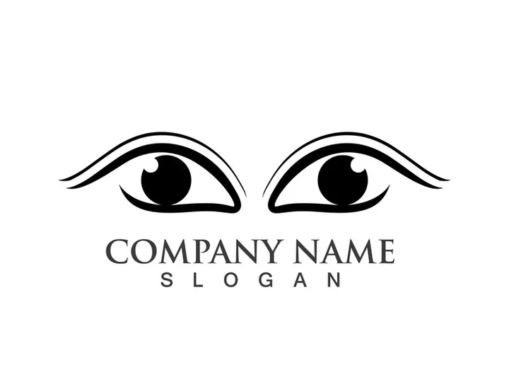 Eye Care vector logo design