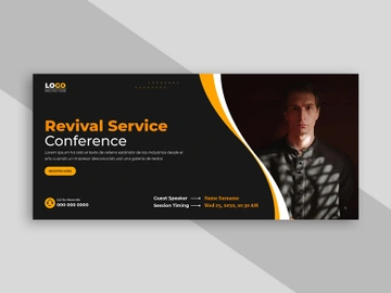Revival Conference Service Facebook Cover Ver-1 preview picture
