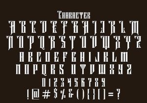Aurel Shine - Blackletter Font
