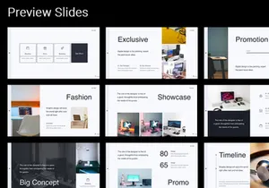 The Fiber - Creative & Minimal Powerpoint Template