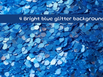 Bright blue glitter background preview picture