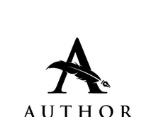 Vintage quill pen logo creative design and with ink.Classic and luxury stationery illustration.