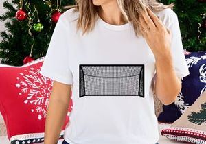 Soccer goal net illustration with rectangular frame and mesh pattern