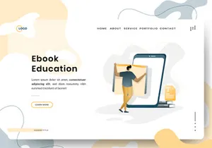 E-Learning Education Illustration