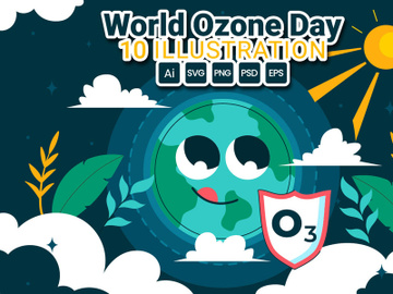 10 World Ozone Day Illustration preview picture