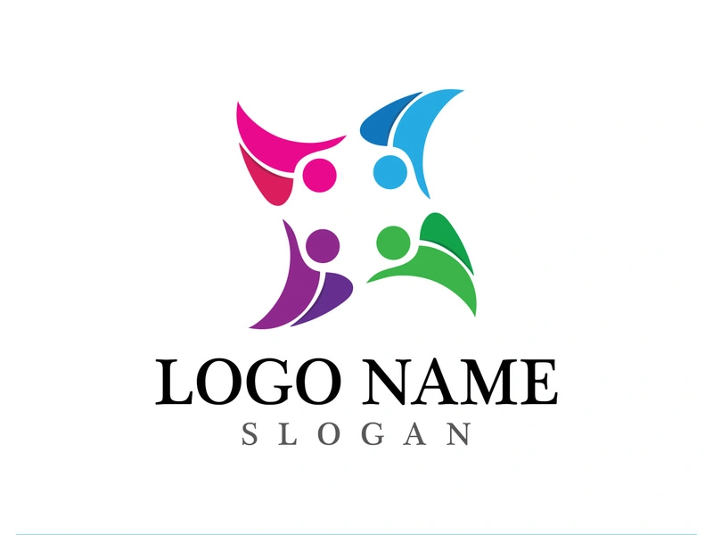 Community logo and symbol vector icon template