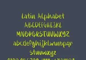 LUNARIA – Modern casual handwritten font (OTF)