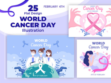 25 World Cancer Day Illustration preview picture