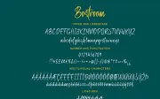 Bostroom - Brush Font