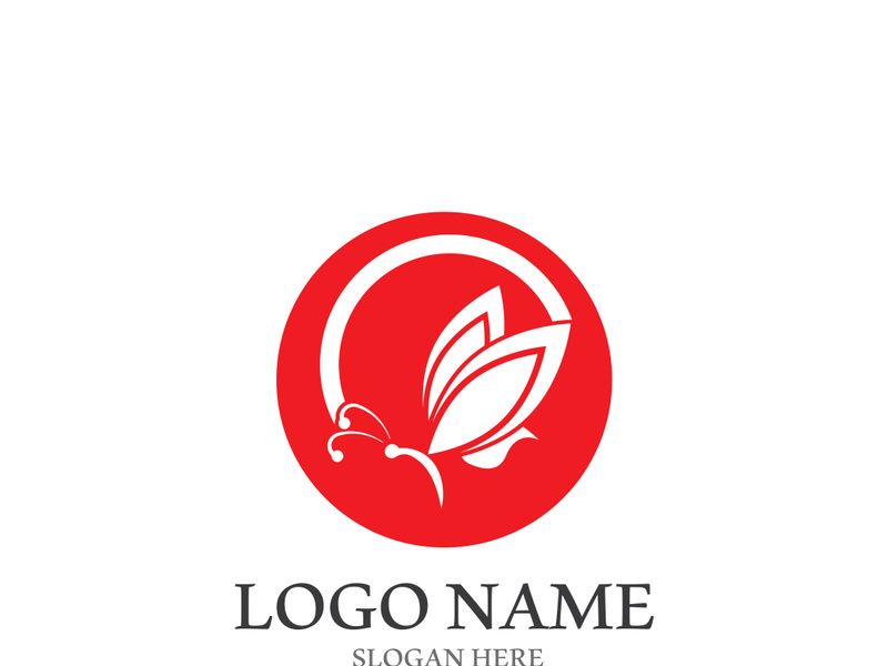 Fresh lavender flower logo vector flat design