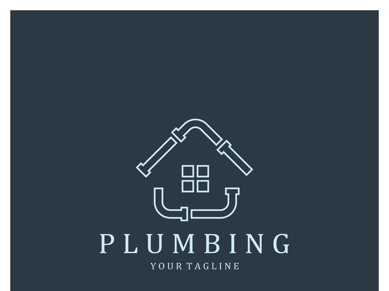 Plumbing logo vector design template. water pipe logo design.Leaking water logotype,Design Concept, Creative Symbol, Icon