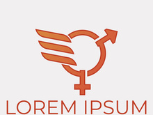 Gender logo design