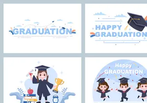 21 Online Virtual Graduation Students Celebrating