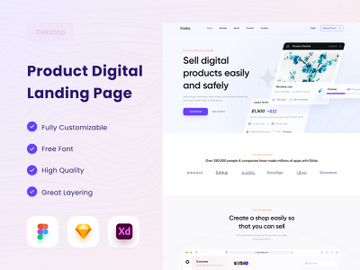 Digital Product Market: Landing Page 🥺 preview picture