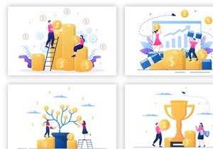 16 Investment Financial Success Freedom Illustration