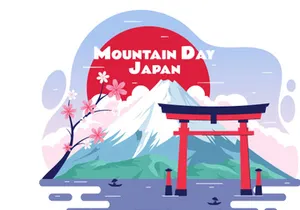 10 Mountain Day in Japan Illustration