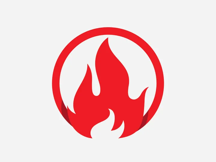 Fire flame vector illustration design