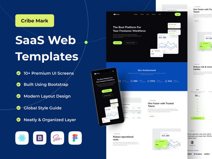 Cribe Mark  v1.0 (UILarax) - the best sass template