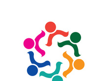 Community logo business template and icon people vector