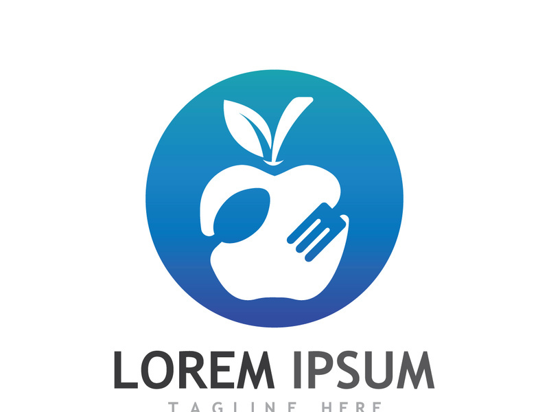 Leaf and spoon logo