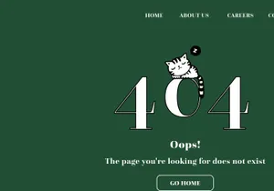 Error 404 Page